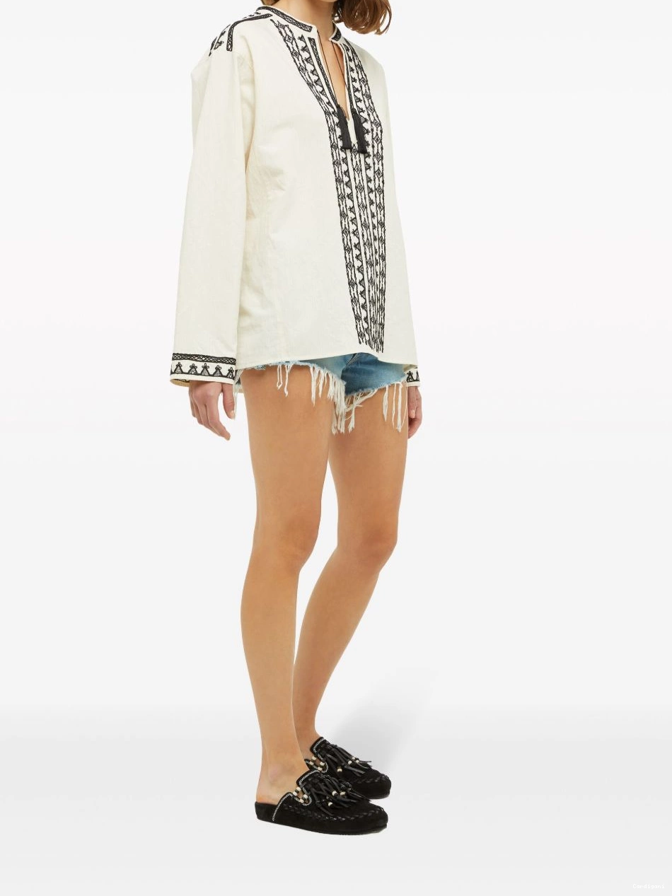 Cheap shirt Alanui Women tassel-detail 0805